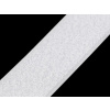 Suchý zip plyš šíře 50 mm METRÁŽ - 2 bílá