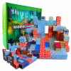Sada magnetických vzdelávacích kociek Minecraft 143 kusov + ĽUDIA