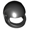 2446 Black Minifigure, Headgear Helmet Motorcycle (Standard) (Černá minifigurka, helma na hlavu, motocykl (standardní))