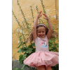 Dievčenské šaty Konges Sløjd ADA FAIRY BALLERINA GLITTER DRESS ružová farba, mini, áčkový strih, KS103299 86