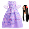 Kostým pre dievča - Butterfly outfit Lux Butterfly Elf 122-128 ST537 (Kostým diabol diabol 2-9 rok)