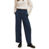 Street One Nohavice Straight Leg Twill Casual Fit 377043 Modrá