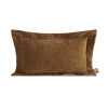 Obliečka na vankúš 40x60 cm, hnedá farba, Elegan