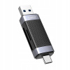 Čítačka pamäťových kariet TF/SD Orico USB USB-C 480 Mb/s