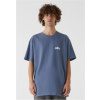 LY TEE - FLOWERS - vintage blue XL