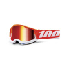 ACCURI 100% brýle Matigofun, červené plexi M150-833