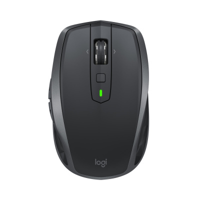 Logitech MX Anywhere 2S/Cestovní/Laserová/Pro praváky/4 000DPI/Bezdrátová USB + Bluetooth/Černá