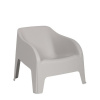 Toomax Záhradné kreslo plastové Toomax PETRA ARMCHAIR stohovateľné taupe sivé