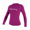O'NEILL Lycra Wms Basic Skins L/S Crew Fox Pink L