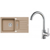 Set Alveus (dřez Niagara 70 Beige 55 + baterie Tonia Chrom) SETA558