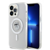 Karl Lagerfeld IML Choupette MagSafe Zadní Kryt pre iPhone 15 Pro Max Transparent