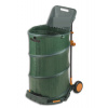 J.A.D. TOOLS Kôš záhradný na lístie 160L s vozíkom JAD