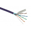 Solarix kábel, cat. 5e, FTP drôt, 305m, fialová SXKD-5E-FTP-LSOH-305