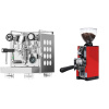 Rocket Espresso Appartamento, white + Eureka Mignon Libra 65 All Purpose, CR ferrari red