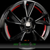 MAM MAM RS6 8x18 5x120 ET35.00 black painted red inside (bpri)