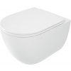 Deante Round, závesná WC misa Rimless 515x362x366 mm, biela lesklá, DEA-CGRD6ZPW