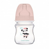 Canpol babies fľaša so širokým hrdlom Exotic Animals ružová 120 ml
