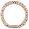 Gumička do vlasov Kknekki Beige Glitter