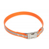 Firedog BioThane obojok Clip Reflect 19 mm 36 cm oranžový
