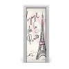 Fototapeta na dvere Eiffelova veža Paríž 75x205