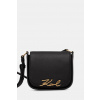 Karl Lagerfeld listová kabelka dámska z imitácie kože K/SIGNATURE B2W30006 čierna ONE SIZE