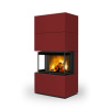 krbová kamna ROMOTOP CARA C keramika cherry 75705 - designový akumulační krb