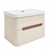 Swiss aqua technologies Koupelnová skříňka s umyvadlem SAT Fusion 77,5x53x45 cm pískově béžová mat SATFUSION280BEU
