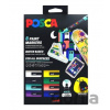 Posca sada popisovačů - mix barev (8 ks) + textilní sáček na popisovače - OFFICE LINE