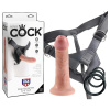 King Cock Strap-on 6 - prirodný pripínací dildo