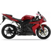 NÁLEPKY NA MOTOCYKEL JUULA PRE YAMAHA YZF R1 2004-2006 ČERVENÉ RN12