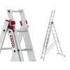 Rebrík Higher Professional 3x9 priečok - 5,69m + hák zdarma