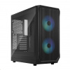 FRACTAL DESIGN skříň Focus 2 RGB Black TG Clear Tint, 2x USB 3.0, bez zdroje, mATX FD-C-FOC2A-03