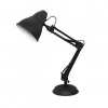 ACA DECOR Retro stolná lampa UFFICIO, čierna farba