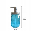 Dávkovač mydla - 1pc 400 ml kúpeľňové doplnky sklenené mydlo dávkovač (Dávkovač mydla - 1pc 400 ml kúpeľňové doplnky sklenené mydlo dávkovač)