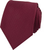 Vínově červená pánská kravata s jemným puntíkovaným vzorem