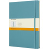 Linajkový zápisník Moleskine v pevnej väzbe XL reef blue