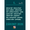 Zákony I A/2026 – Daňové zákony