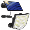 Pouličná lampa sourcingmap 1 W 1 lm solárne napájanie