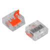 Elektrický rýchlospojka 3P 0,5-4mm 32A/250V priehľadná op.10 ks.