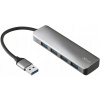 Hub 4x USB-A 3.2 až 5 Gb/s hliníkový PC notebook