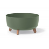 PROSPERPLAST Kvetináč GRACIA LOW 23,5 cm zemito zelený