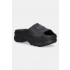 Šľapky adidas Originals Adifoam Stan Slide W dámske, čierna farba, na platforme, JI2610