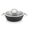 TESCOMA panvica hlboká PRESIDENT Stone s pokrievkou ø 24 cm , 24 cm