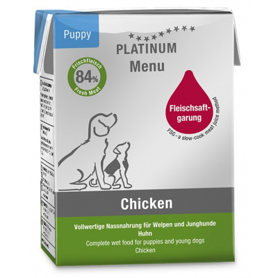Platinum Menu Puppy Chicken 375 g