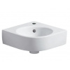 Geberit Selnova Compact malé rohové umývadlo 45x39,5x15,5 cm Biele GEB 501.519.00.7