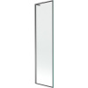 Mexen Next L jednokrídlová vaňová zástena 50 x 150 cm, čierny vzor, gun metal - 895-050-000-03-70-95