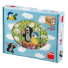 Drevené kocky Krtko a vtáčik 12 Dino