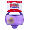 KONG Jumbler Ball L/XL 18cm - veľmi veľká piskľavá loptička pre psa, s rúčkami - fialová