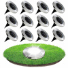 Lampa záhradné solárne lampy zem 12 LED disk (Lampa záhradné solárne lampy zem 12 LED disk)