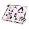 Bigjigs Toys Drevené vkladacie puzzle čiernobiele tvary 1 Bigjigs Toys